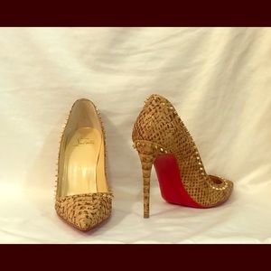 Never been worn authentic Christian Louboutin.